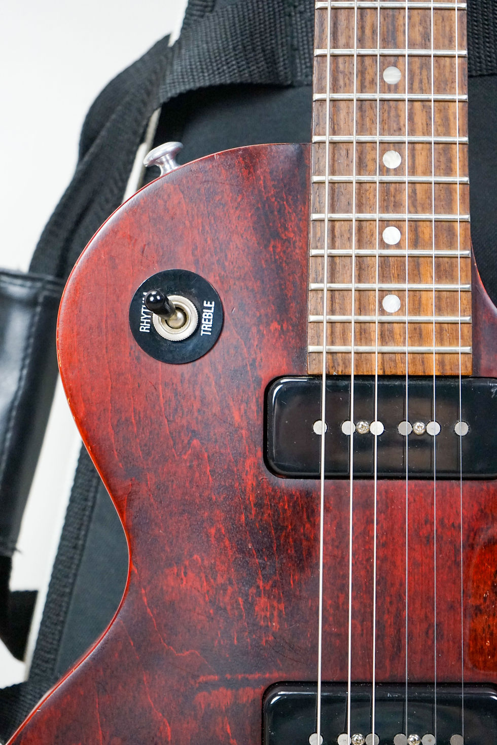 Thumbnail: 2014 Gibson USA Les Paul Melody Maker P90 - Wine Red Satin w/ Original Gig Bag