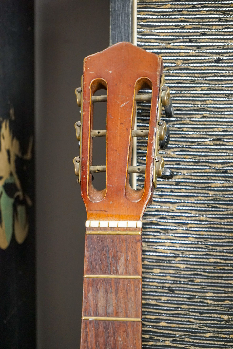Thumbnail: 1950s Hofner Germany Model 522 Acoustic Guitar Husk Sunburst - for Parts/Project