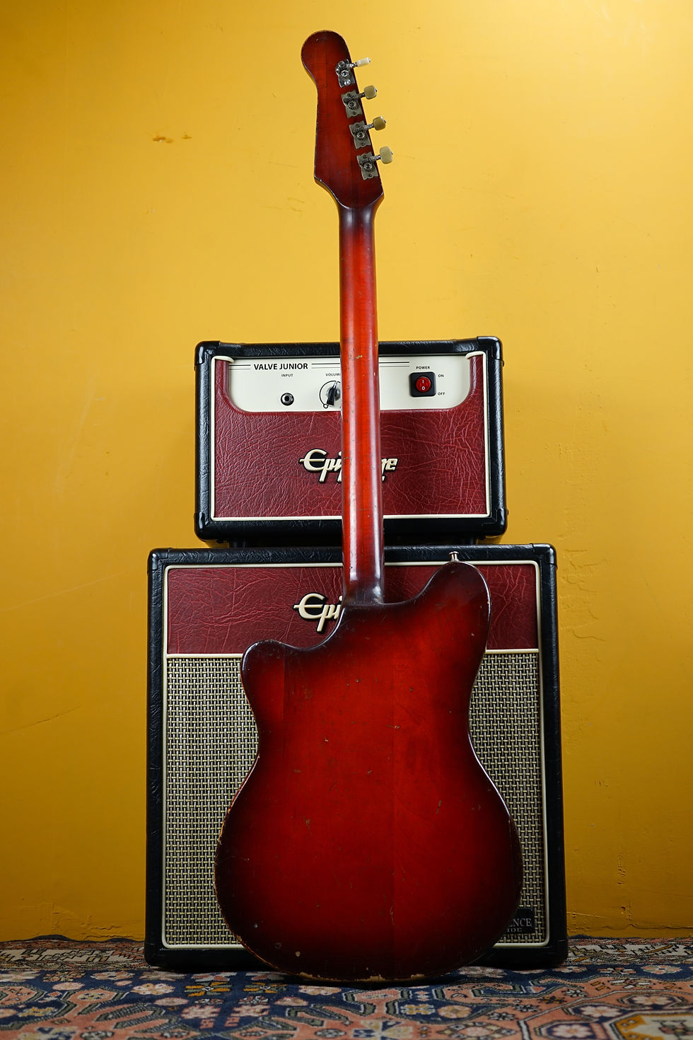 Thumbnail: 1960 Hofner 182 Solid Bass Cherry Glow