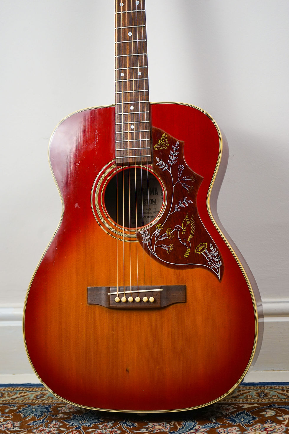 Thumbnail: 1975 Yasuma Japan F1600H Newance Model Lawsuit 00 Acoustic Guitar - Sunburst