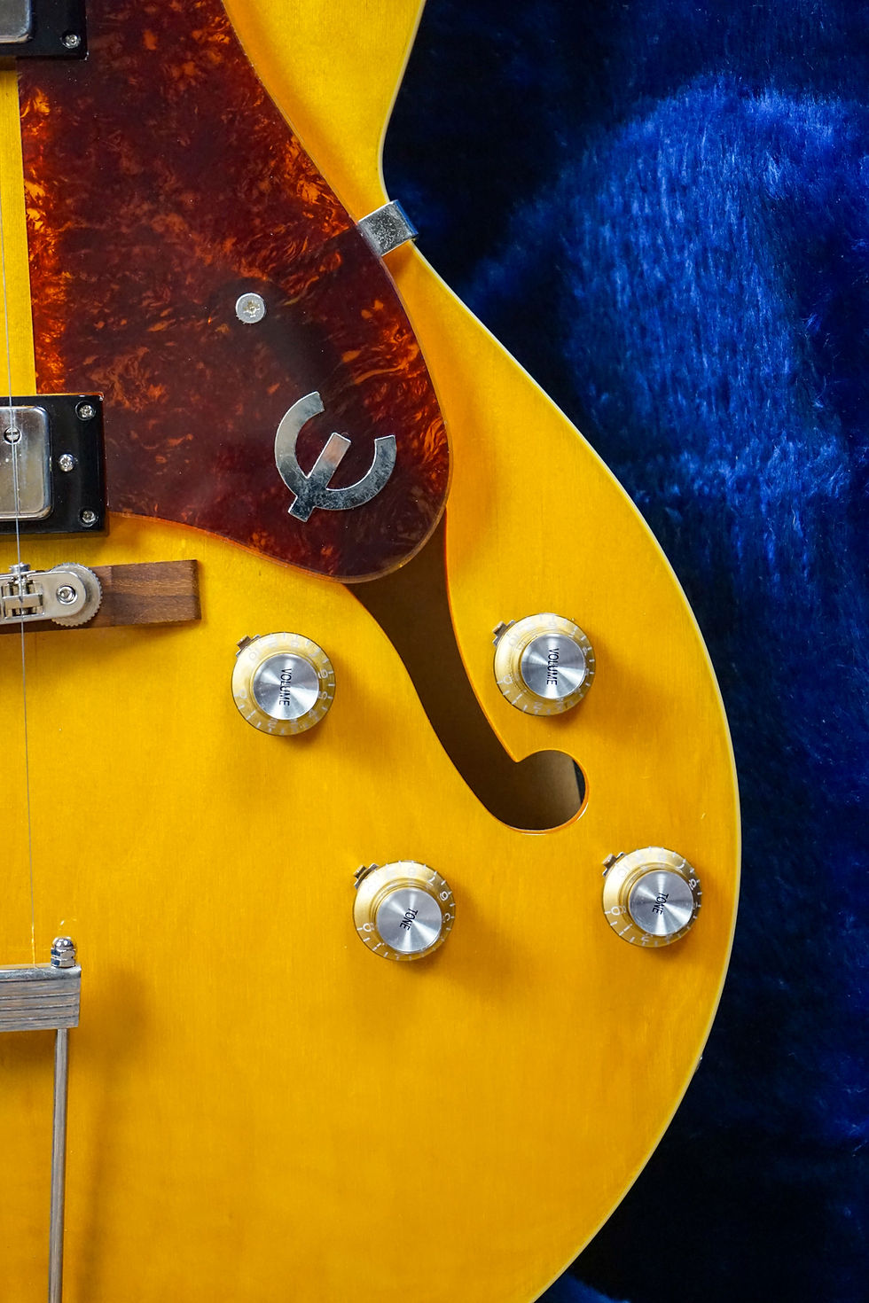 Thumbnail: 2012 Epiphone '62 Sorrento Reissue Natural, Factory Gibson USA Mini Humbuckers