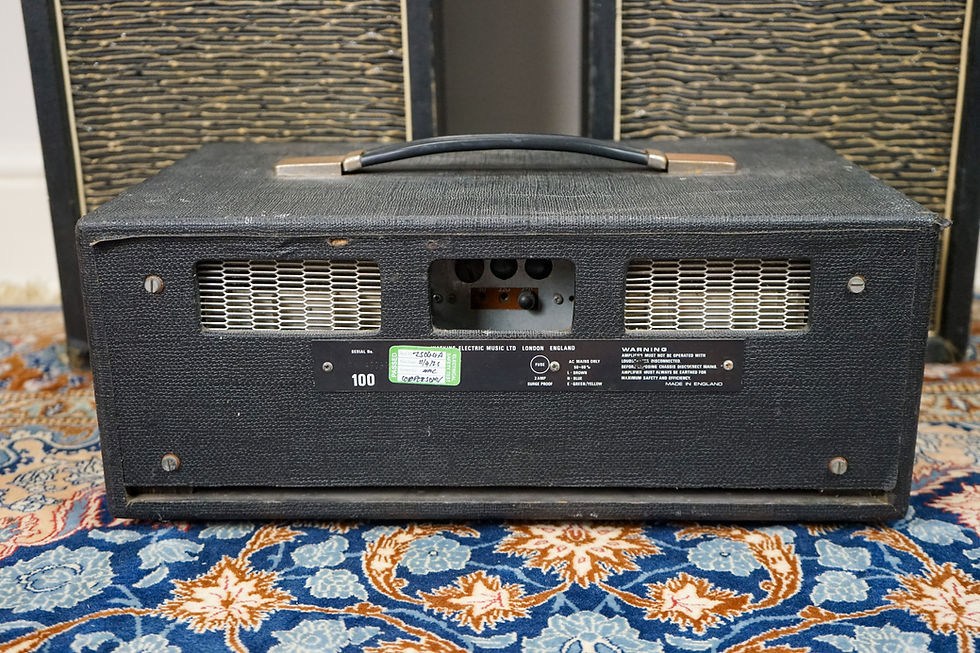 Thumbnail: 1970s WEM England SL-40 Power Stage Solid State Amp - Serviced w/ Original Cover