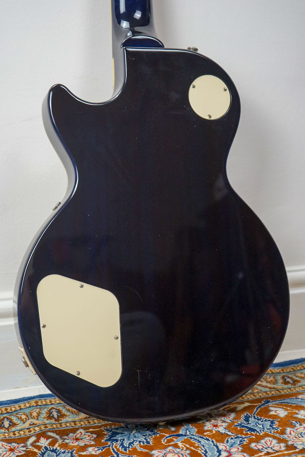 Thumbnail: 2019 Epiphone Les Paul Standard Pro Plus Top - Trans Blue - Mint/Excellent