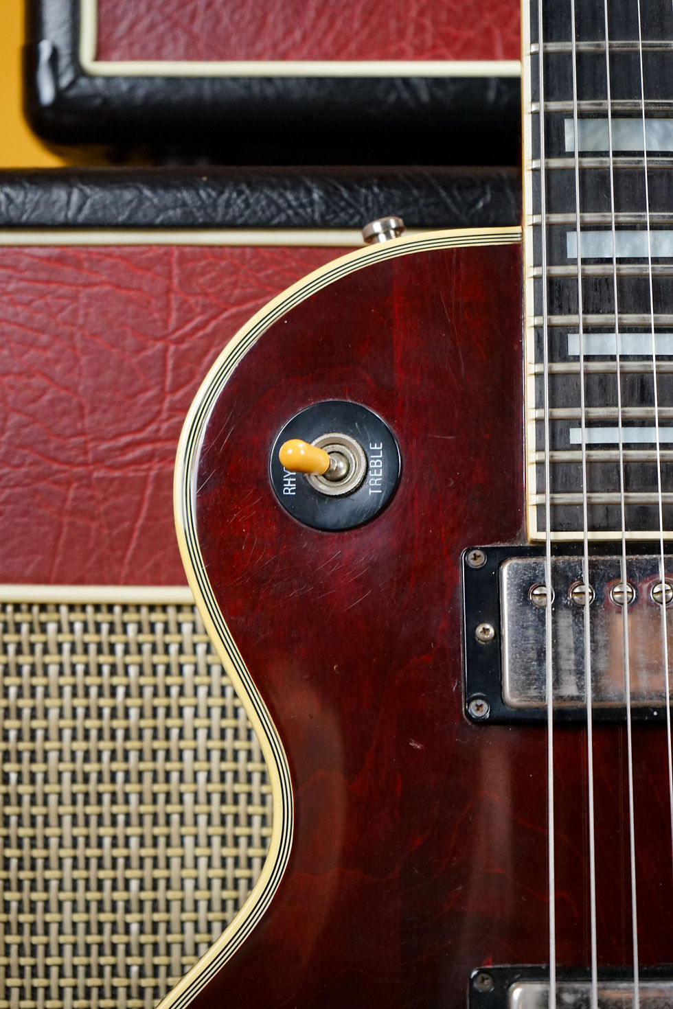 Thumbnail: 1982 Gibson Les Paul Custom - Wine Red