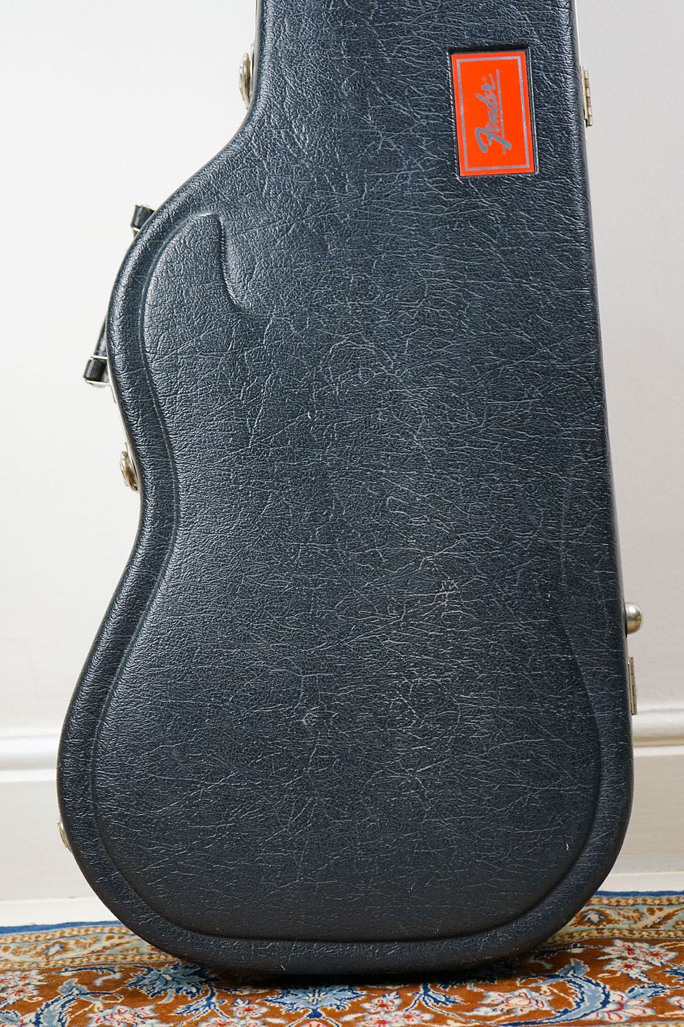 Thumbnail: 1990s Fender USA 'Red Label' Moulded Hard Case for Stratocaster / Telecaster