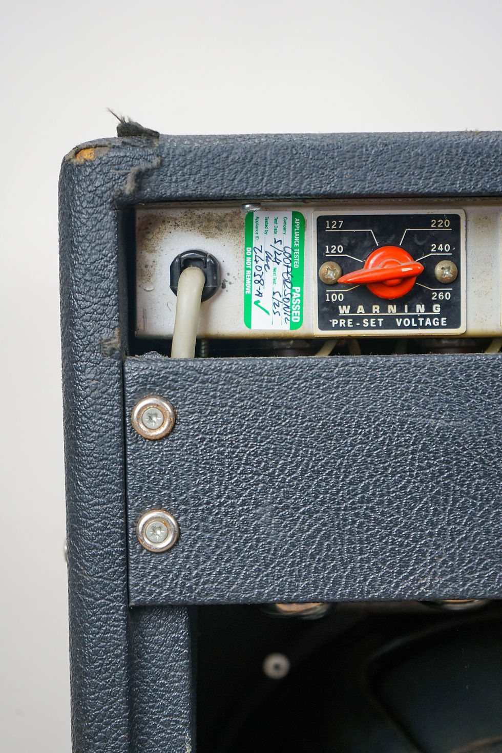 Thumbnail: 80s Fender USA Blackface Twin Reverb Amp (Rivera Era) - Black Vintage Amplifier