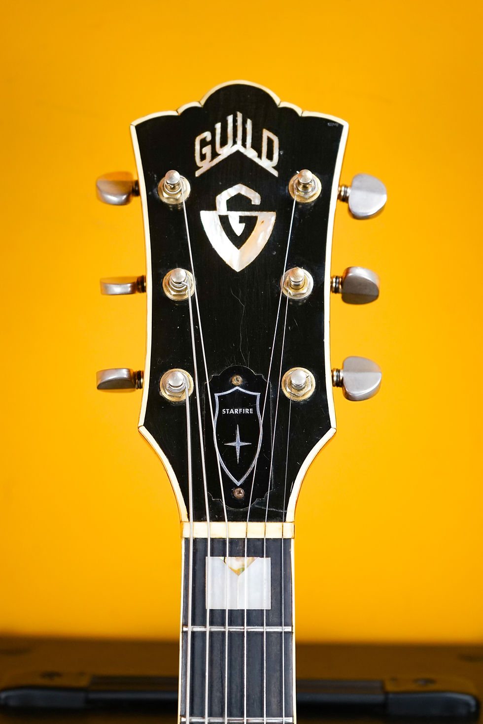 Thumbnail: 1965 Guild USA Starfire VI - Cherry Red Gold Hardware with Original Bigsby