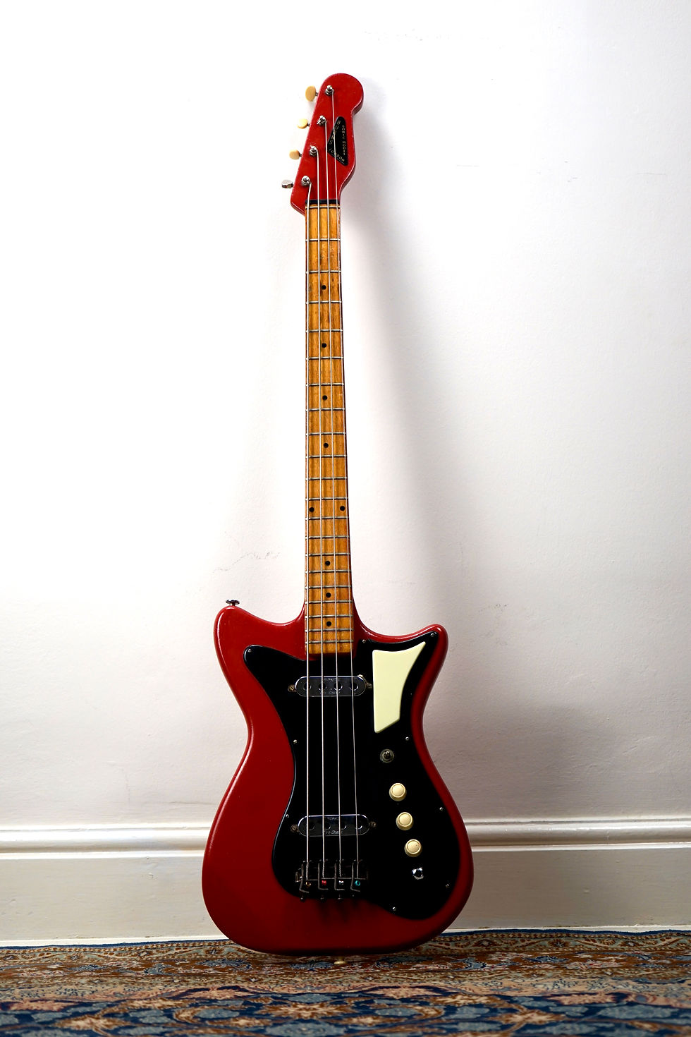 Thumbnail: 1962 Burns England Sonic Bass Guitar (Short Scale) - Red