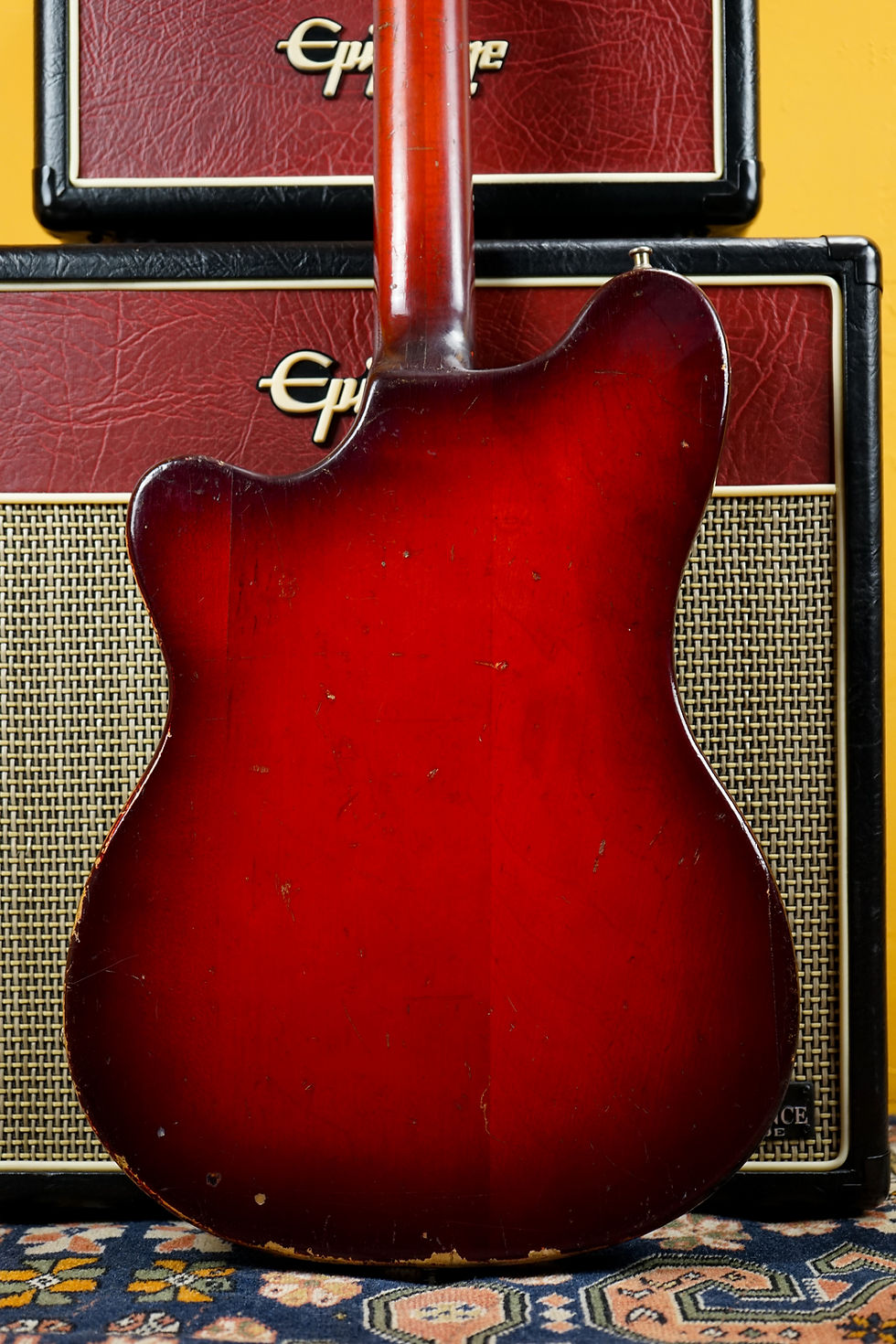 Thumbnail: 1960 Hofner 182 Solid Bass Cherry Glow