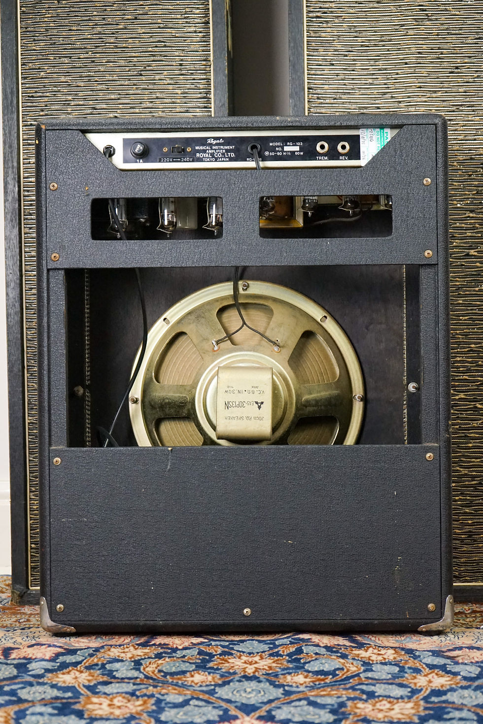 Thumbnail: 1960s Royal (Elk) Japan 45w Show Man 103 Silverface Lawsuit Valve Amp