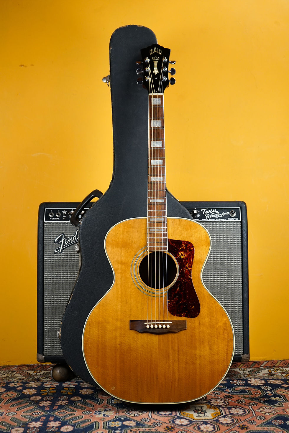 Thumbnail: 1973 Guild USA F-47 Vintage Acoustic Guitar with Original Hard Case
