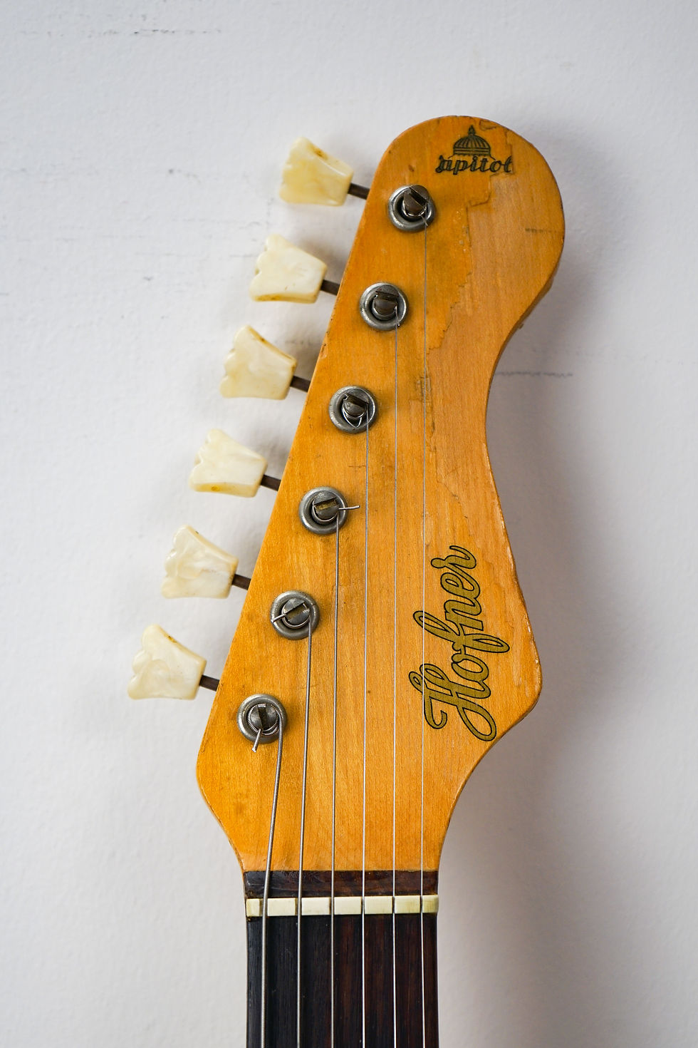 Thumbnail: 1960s Hofner Germany 173 'Super 3' Solidbody Electric Guitar - Gold Paisley