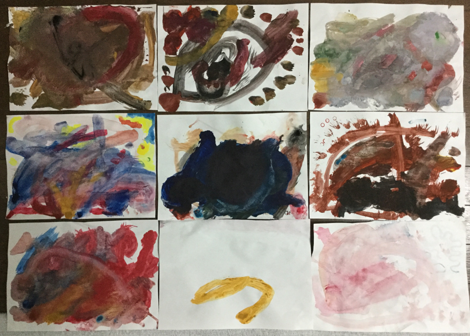 幼児は抽象画が好き 幼児は抽象画が好き