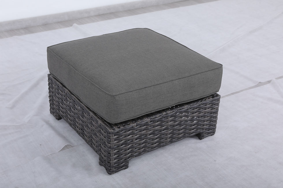 Ottoman with Olefin Cushion