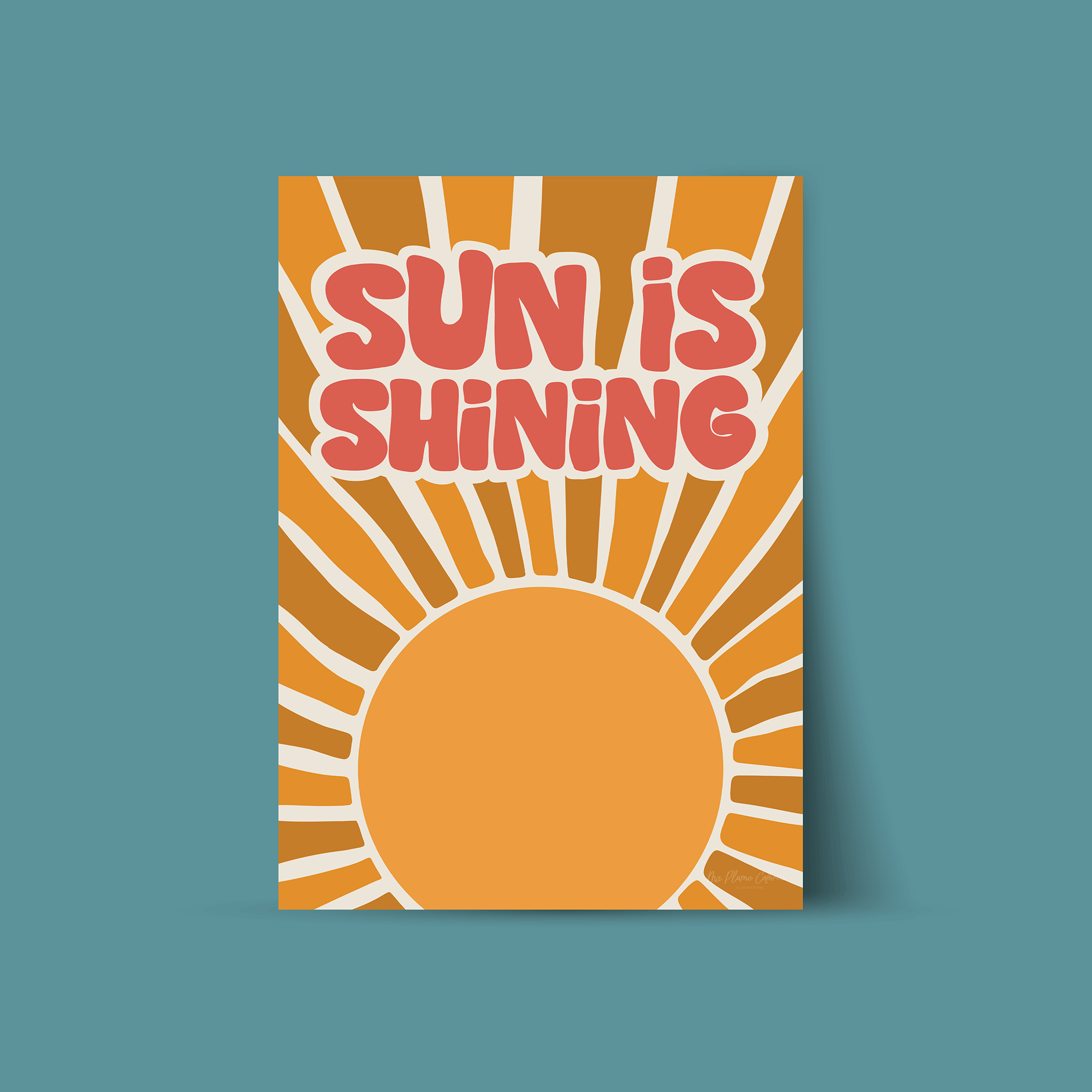 Affiche Sun is shining