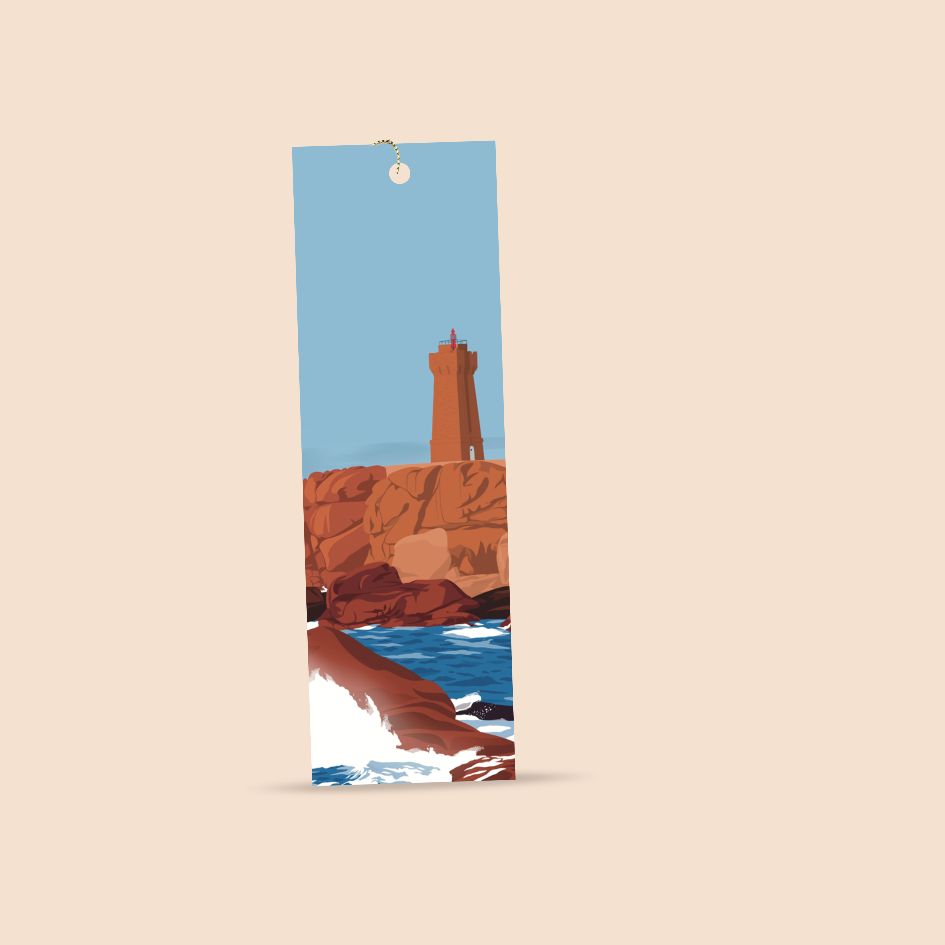 Marque-page - Le phare de Ploumanac'h Perros Guirec