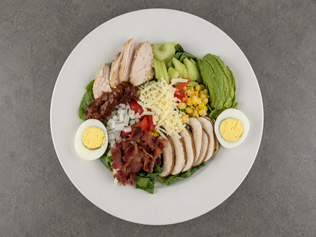 SNickelFritz Cobb Salad With Millie's Chili Sauce Reduction