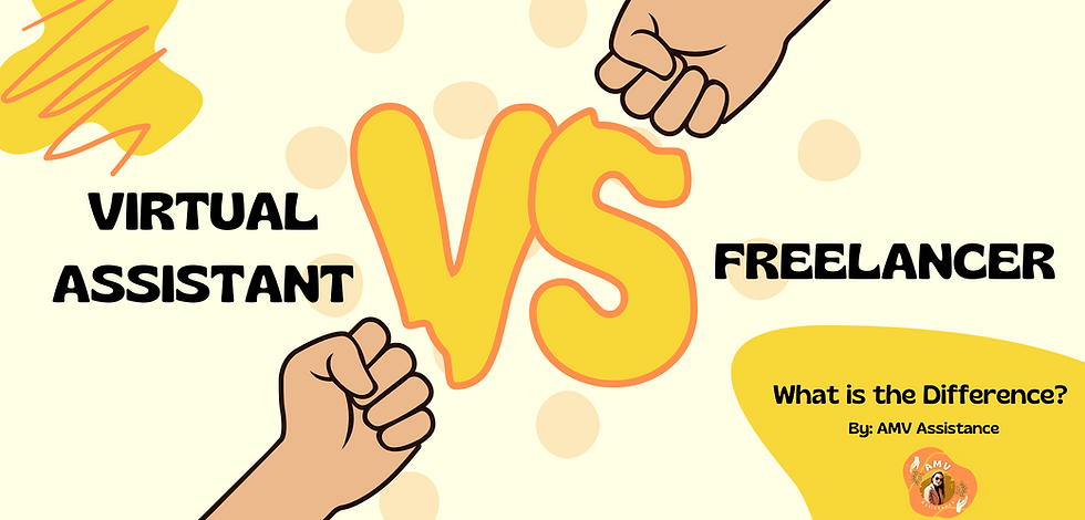 Difference between Virtual Assistant and Freelancer