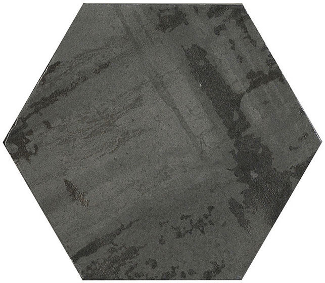 Princeton Glaze Hexagon Nero Night