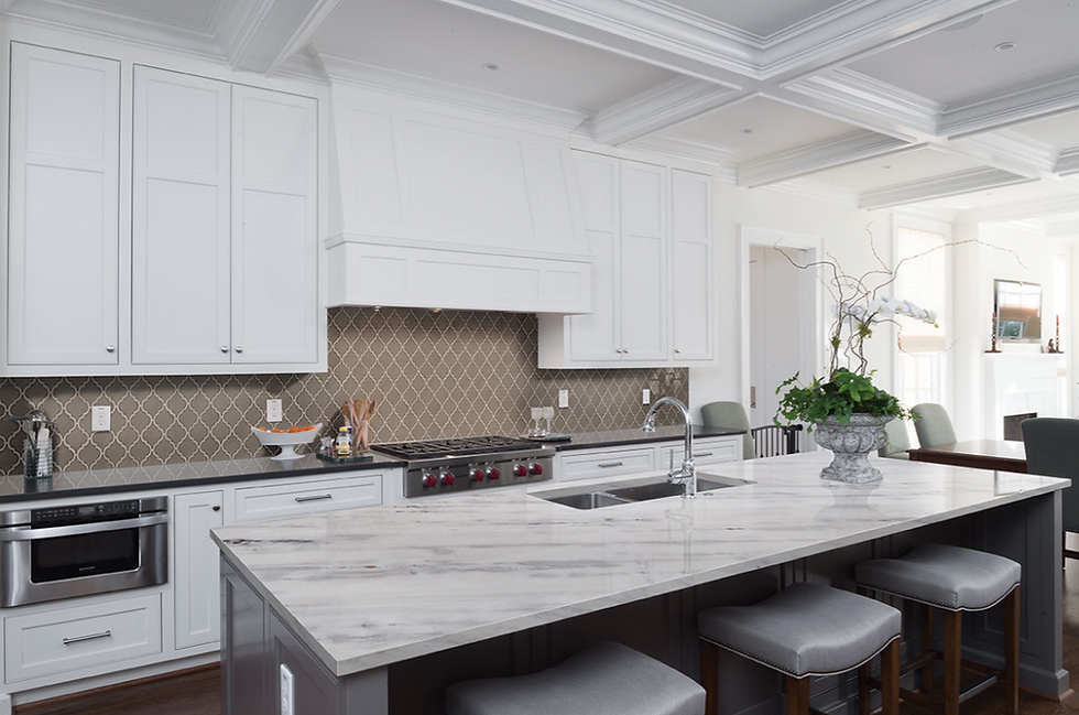 ARABESCUS WHITE MARBLE COUNTERTOP