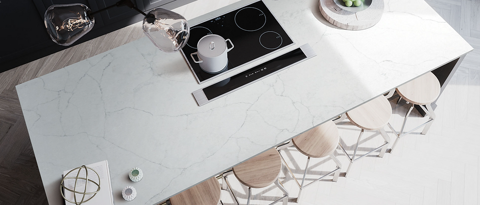CALACATTA MONACO QUARTZ COUNTERTOP