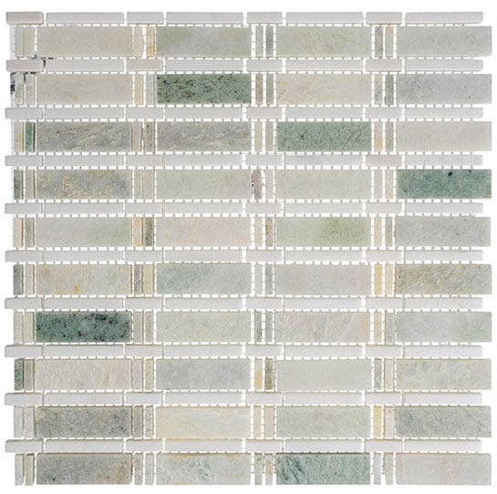 Skyline Ming green+Thassos white (dots)