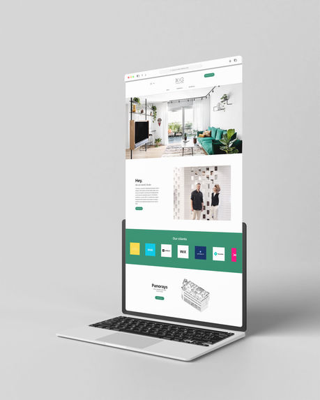 עיצוב ובניית אתר סטודיו לעיצוב פנים kandg