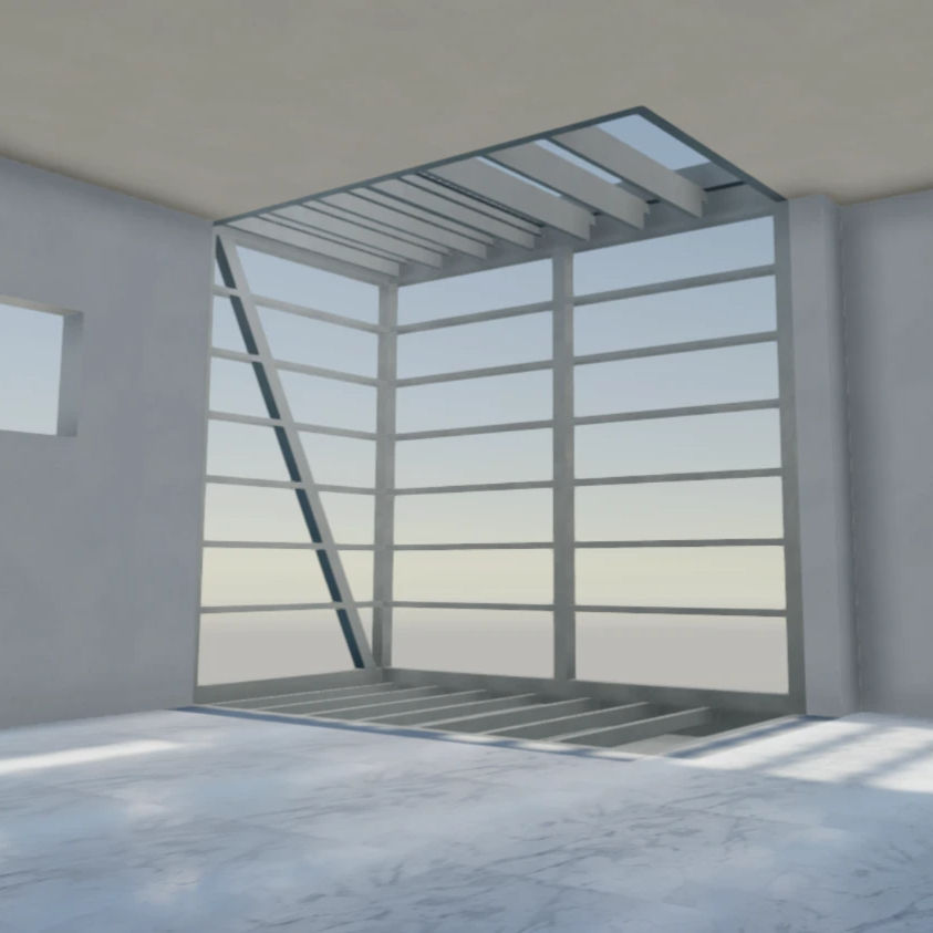 הרחבת דירה ע"י קונסטרוקציית פלדה