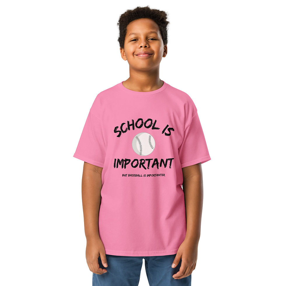 Thumbnail: Baseball is Importanter - Youth Tee