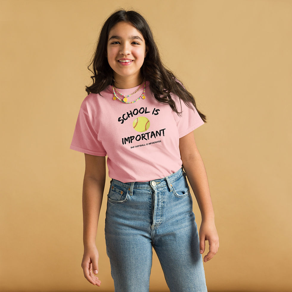 Thumbnail: Youth classic tee - Softball Importanter