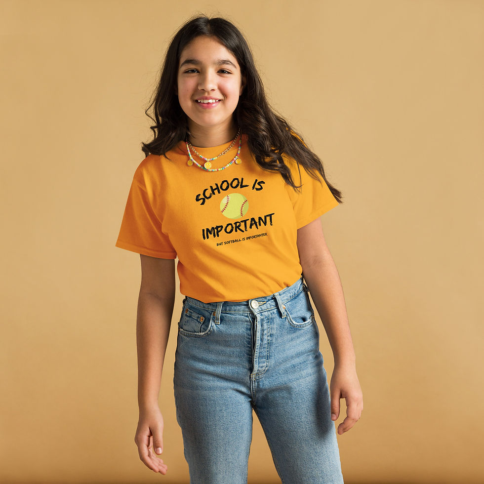 Thumbnail: Youth classic tee - Softball Importanter