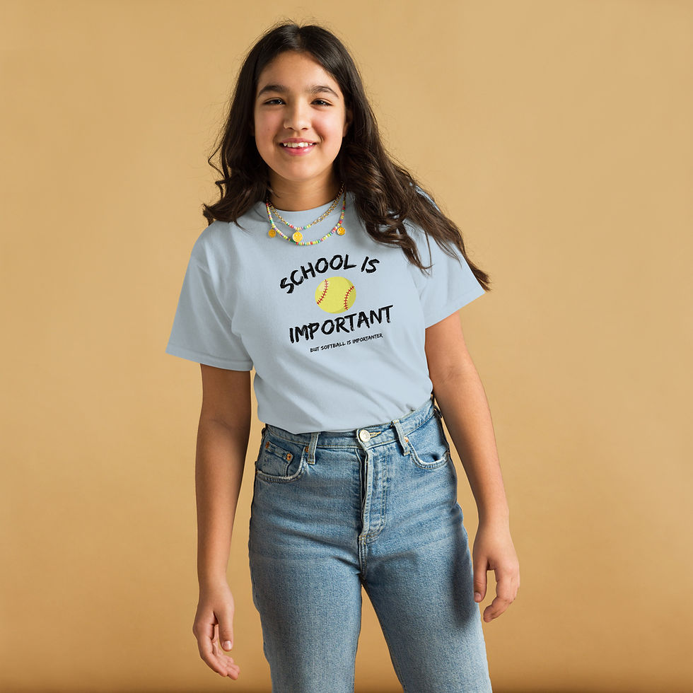 Thumbnail: Youth classic tee - Softball Importanter