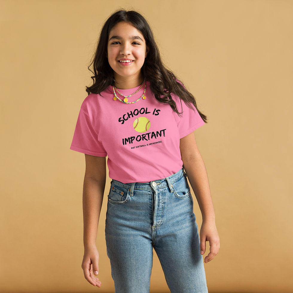 Thumbnail: Youth classic tee - Softball Importanter