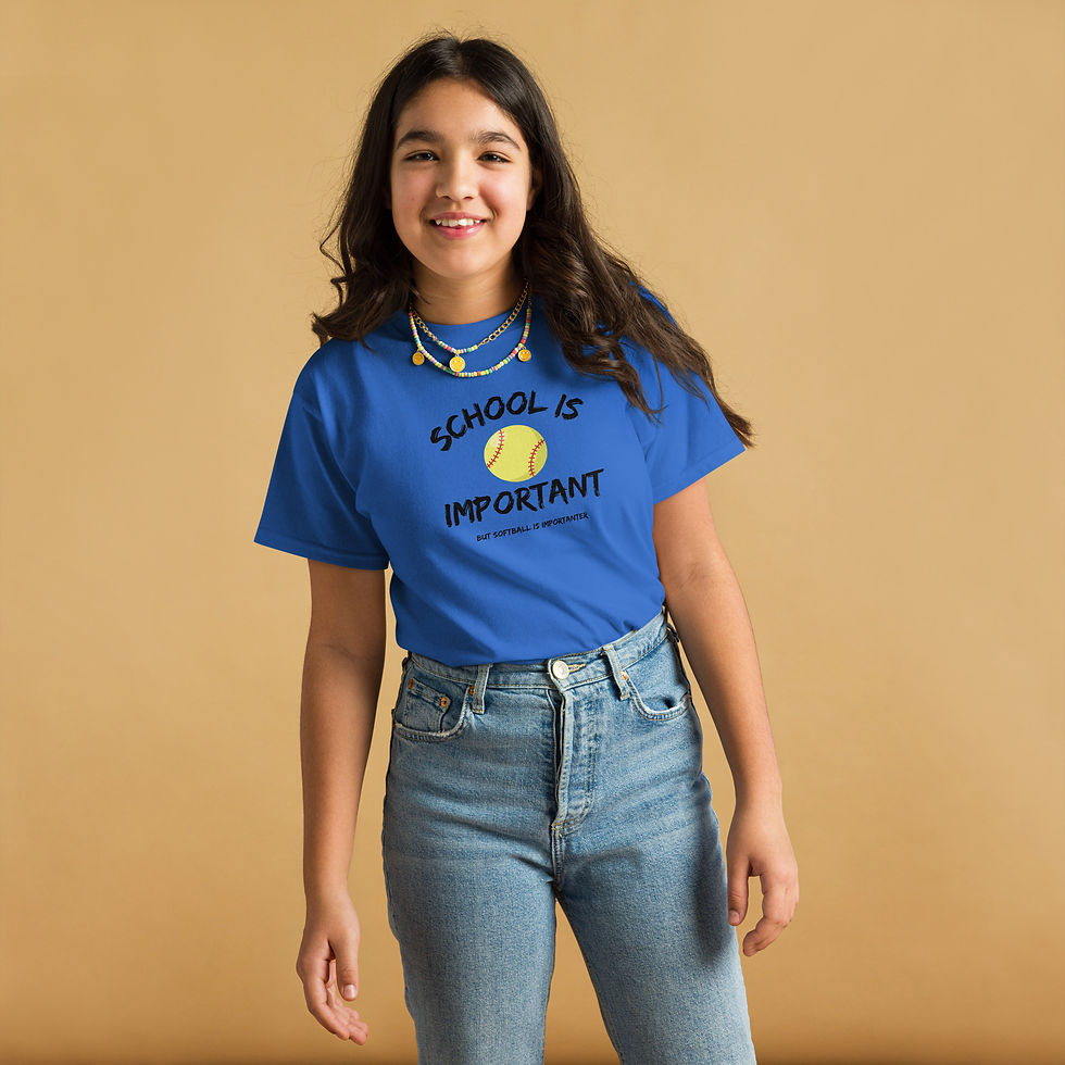 Thumbnail: Youth classic tee - Softball Importanter