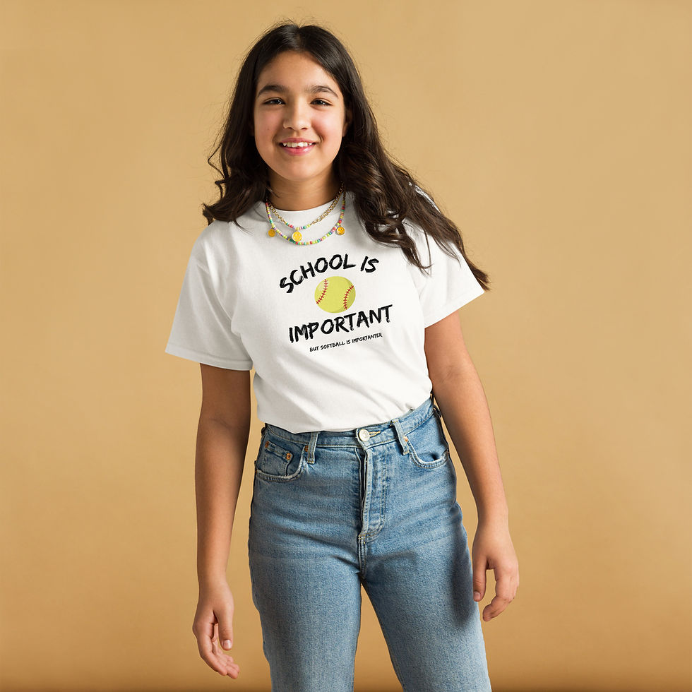 Thumbnail: Youth classic tee - Softball Importanter