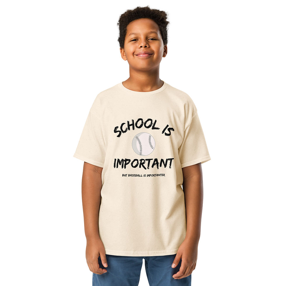 Thumbnail: Baseball is Importanter - Youth Tee