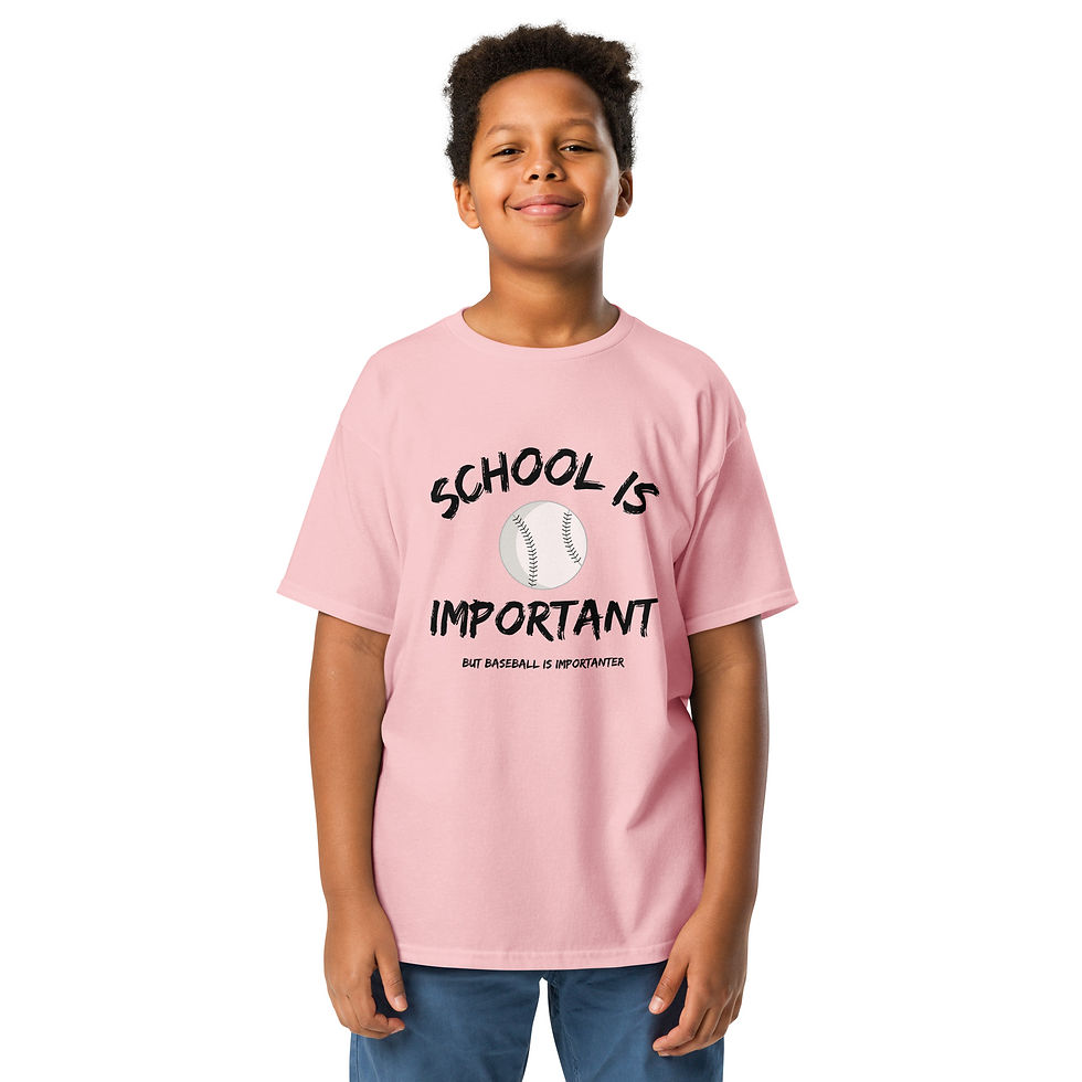 Thumbnail: Baseball is Importanter - Youth Tee