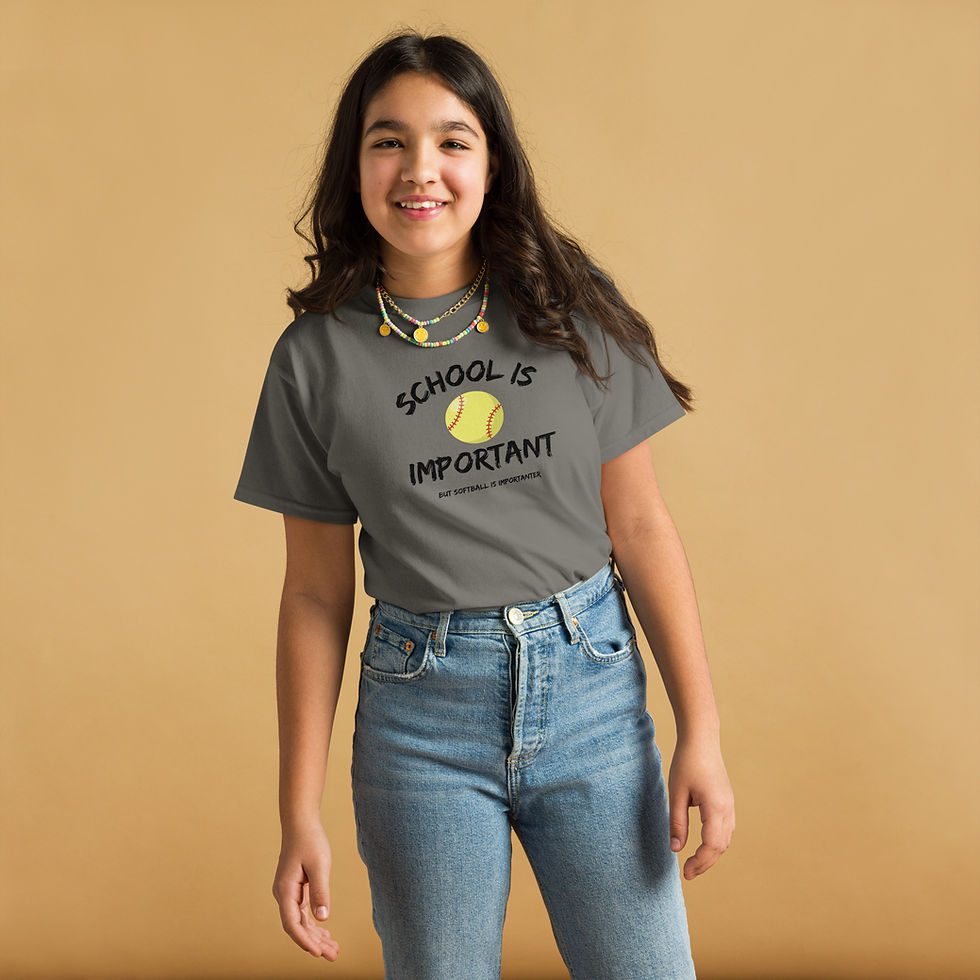 Thumbnail: Youth classic tee - Softball Importanter