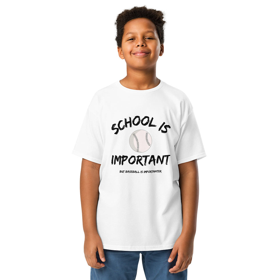 Thumbnail: Baseball is Importanter - Youth Tee