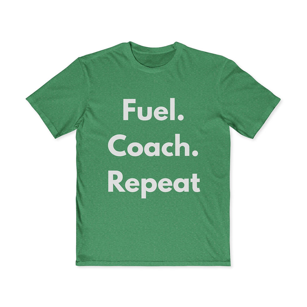 Thumbnail: Men's Coach Motivation Tee - Fuel. Coach. Repeat.