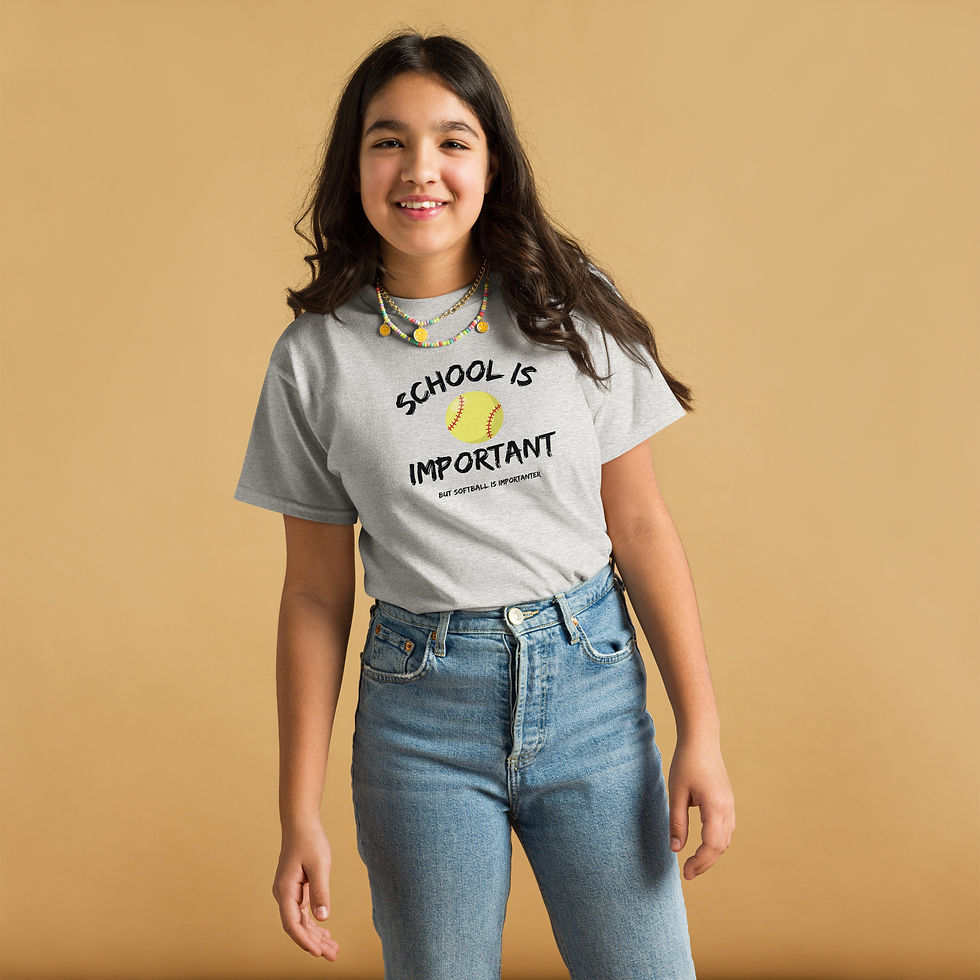 Thumbnail: Youth classic tee - Softball Importanter