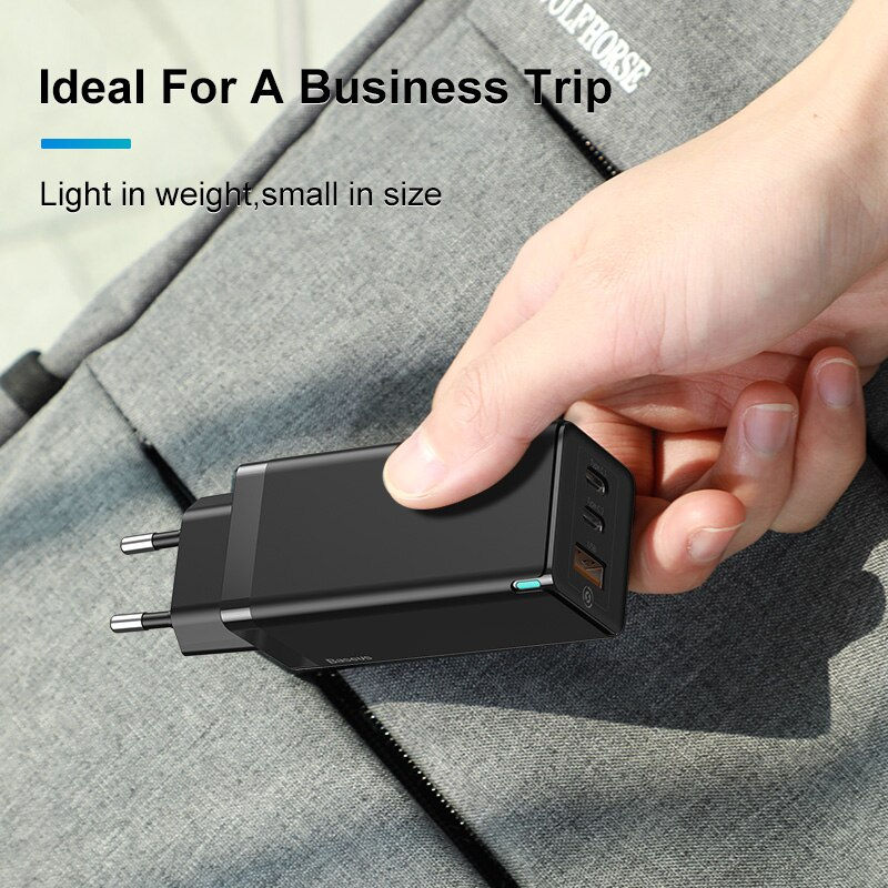 Thumbnail: Baseus GAN 65W USB C Charger Quick Charge 4.0 3.0 QC4.0 QC PD3.0 PD USB-C