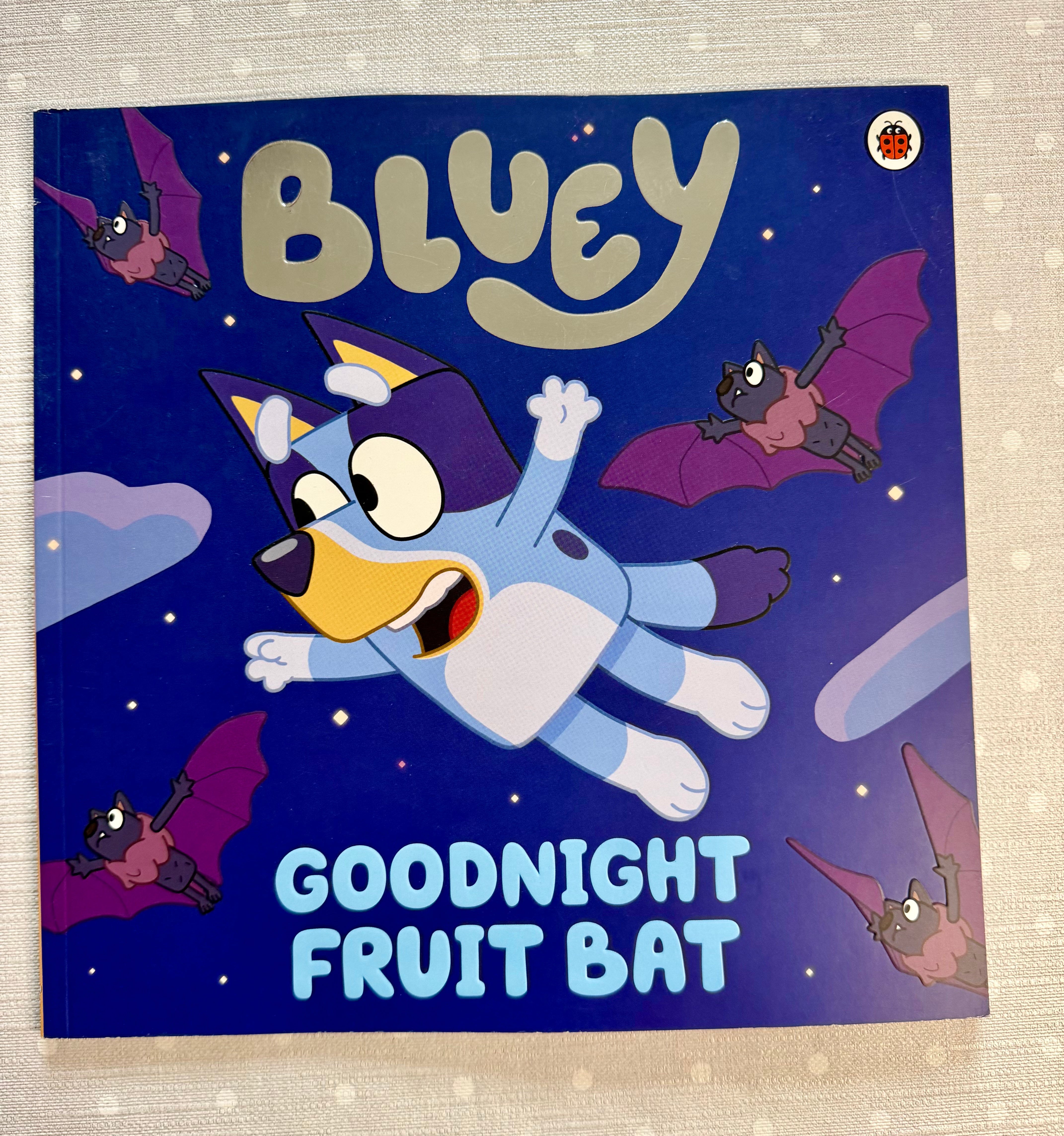 Bluey Goodnight Fruit Bat Paperback Book
