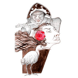 ilustração, ilustrador, desenho, arte, pintura, nanquim, ink, tinta aquarela, tinta guache, fantasia, terror, ficção, romance, aventura, livros