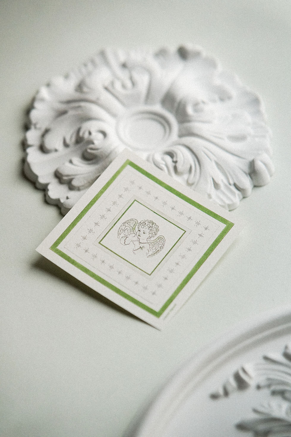 Carte Chérubin - Vert pomme