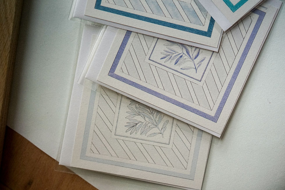 Miniature : Carte Rameau - Mauve