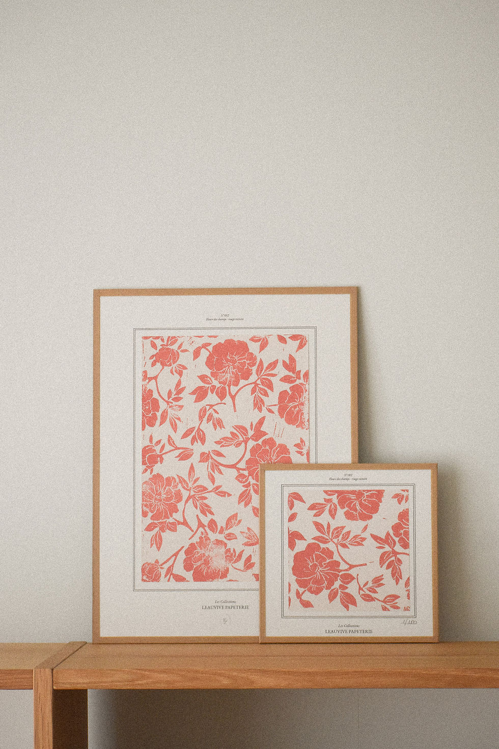 Miniature : Encadré - Rouge victoire - 20x20