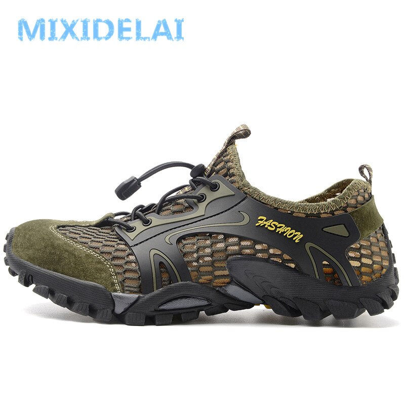 Thumbnail: 2020 Summer Spring Big Size Men Shoes Casual Mesh Artificial Leather