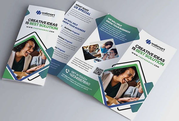 white-catalogue-gym-restaurant-event-company-catalog-tri-fold-best-quality-two-sided-trifo