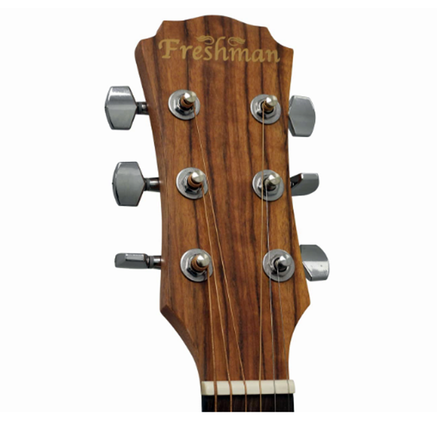 Thumbnail: FALTDWALOC Folk Body Cutaway Solid Top All Walnut + EQ